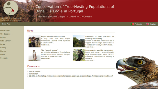 Projecto Web A Águia de Bonelli