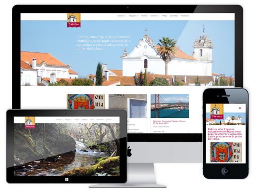 Website Design – Junta de Freguesia de Cabrela